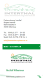 Mobile Screenshot of ferienwohnung-interthal.de